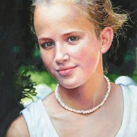 Mary Villon de Benveniste - Oil painting