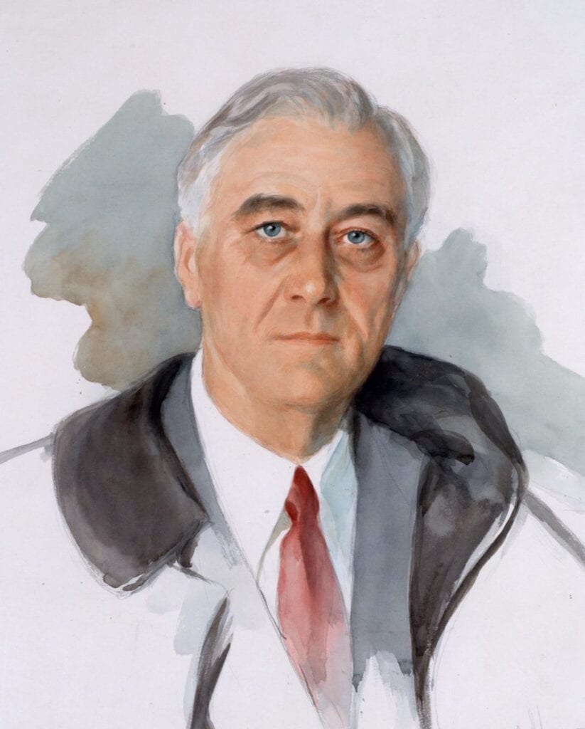 Franklin D Roosevelt In Color