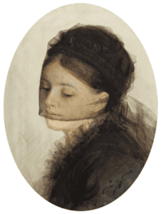 "In Mourning" by Anders Leonard Zorn