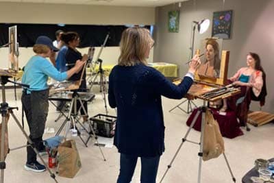 Photo of painting class with Sandra Sanchez in Atlanta, GA