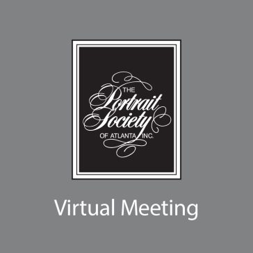 Portrait Society of Atlanta logo - Virtual Meeting.