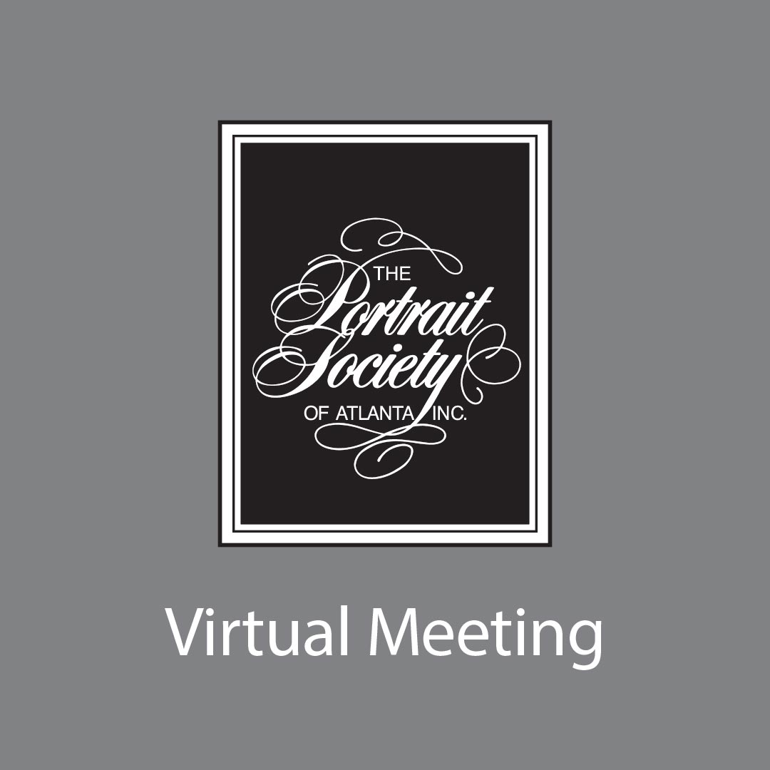 Portrait Society of Atlanta logo - Virtual Meeting.