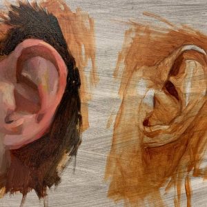 Oil study of ears