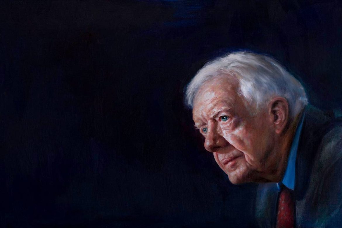 Portrait of Jimmy Carter by Chris diDomizio.