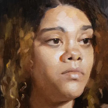 Alla Prima painting by Carol A. Broman.