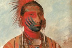 Painting by George Catlin of Wash-ka-mon-ya.