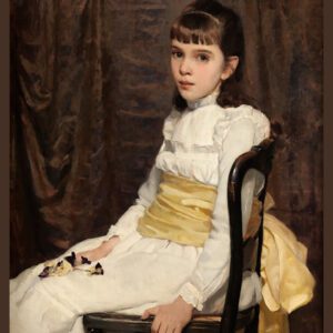 Cecilia Beaux painting: A Little Girl