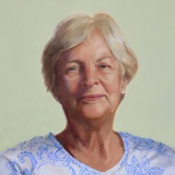 Chris, Oil on Linen Jill Eberle