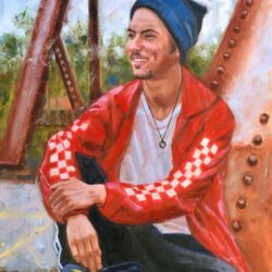 Portrait of Aaron, Oil Sharon Matisoff