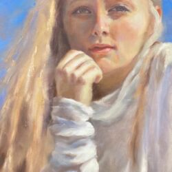 Sunlit Summer, Oil on Canvas Diana Salzmann