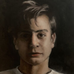 Jay at Sixteen, Oil on Linen Ashley Stewart