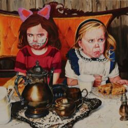 The Tea Party, Oil Deborah Tidwell