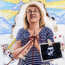 Prayer Board, Oil by Luke Graves